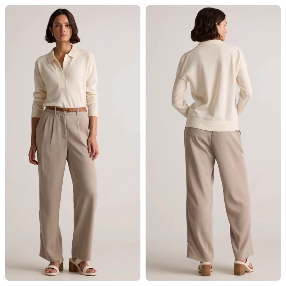 Quince Mongolian Cashmere Polo Sweater - Picture 15 of 16